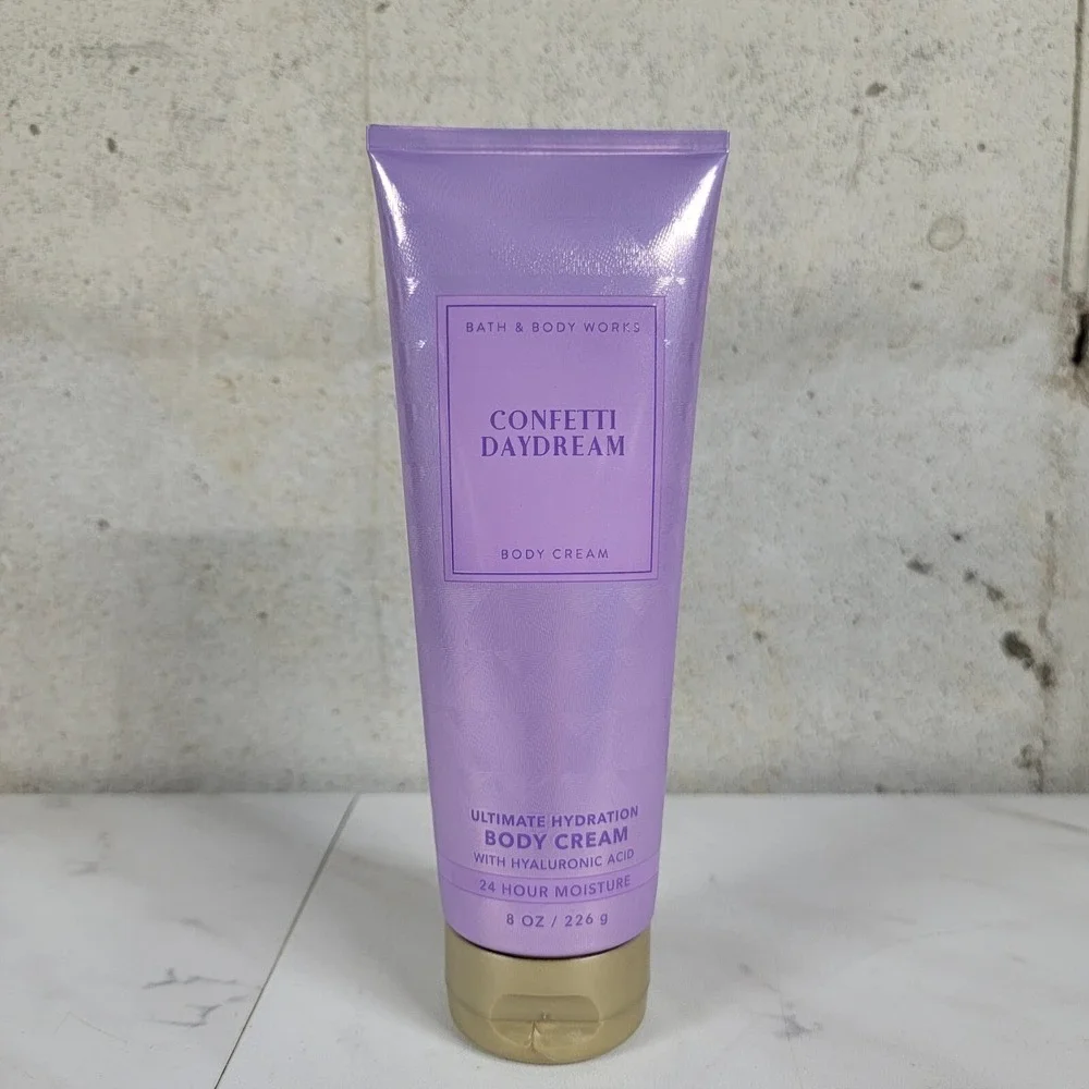 BATH & BODY WORKS CONFETTI DAYDREAM ULTIMATE HYDRATION BODY CREAM LOTION 8 OZ
